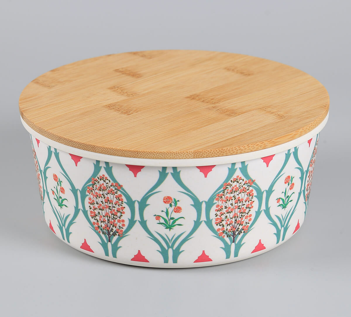 India Circus by Krsnaa Mehta Lattice Blooms Bamboo Container Set of 4