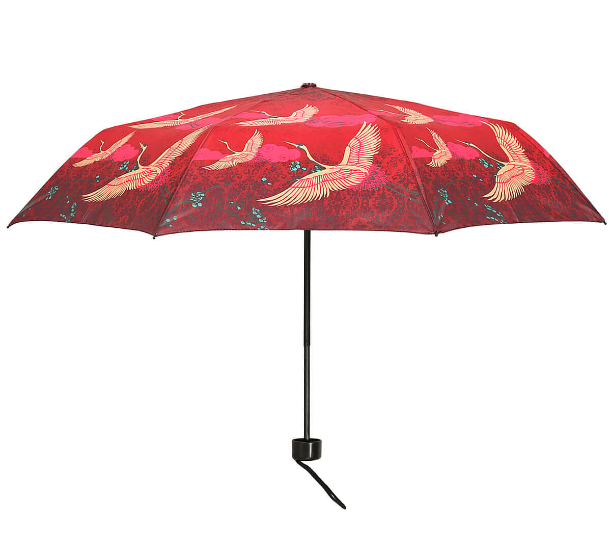 India Circus by Krsnaa Mehta Legend of the Cranes 3 fold Umbrella