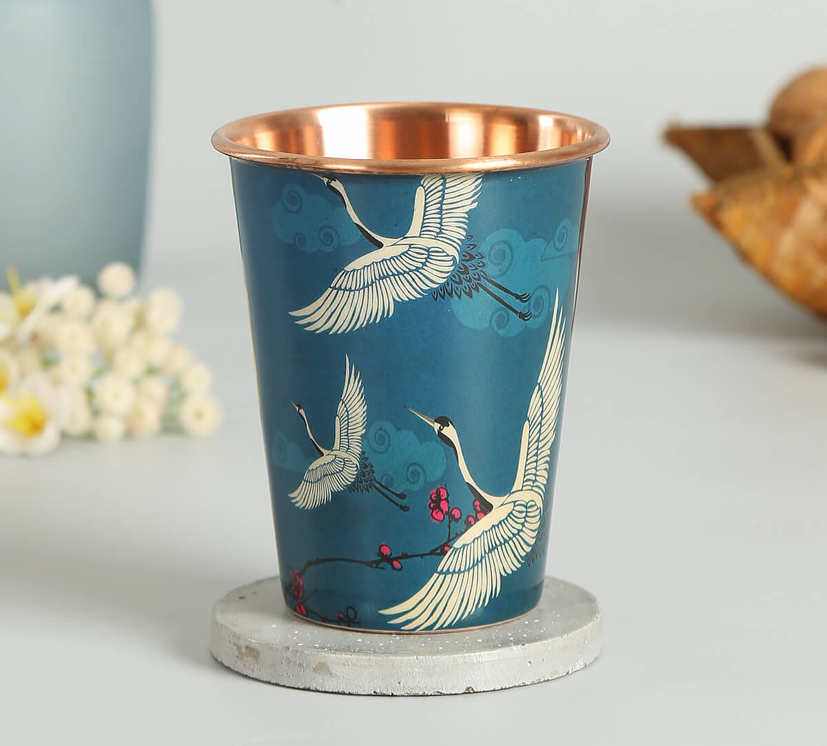 India Circus by Krsnaa Mehta Legend of the Cranes Copper Tumbler