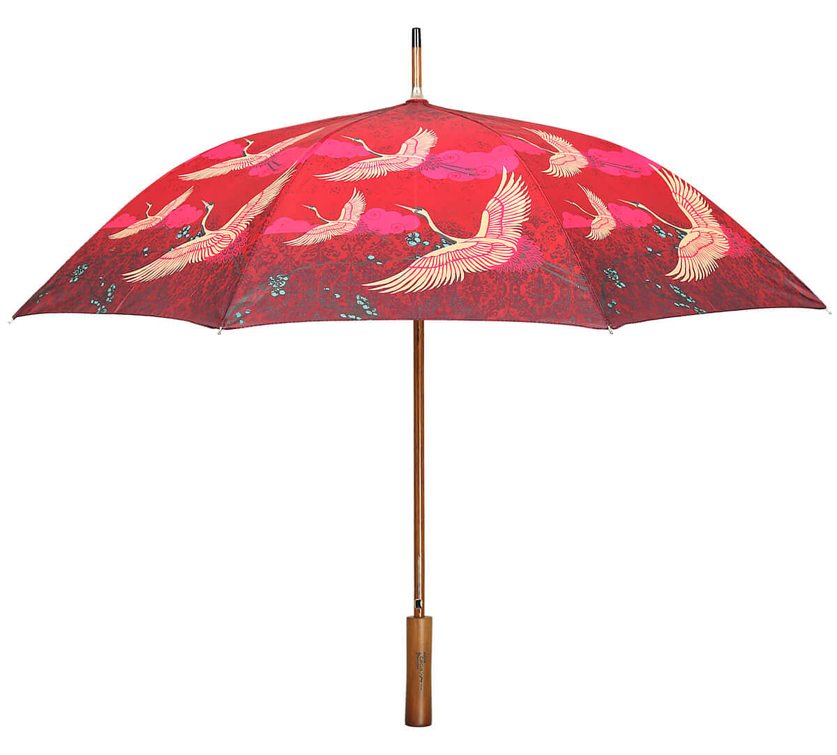 India Circus by Krsnaa Mehta Legend of the Cranes Long Umbrella