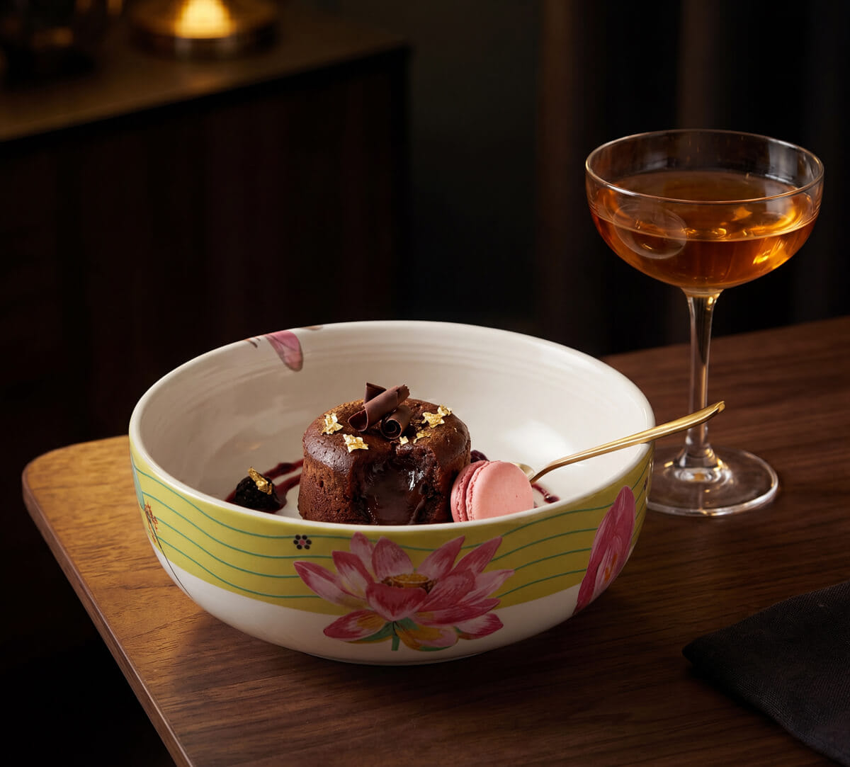 Lotus Pond Serving Bowl