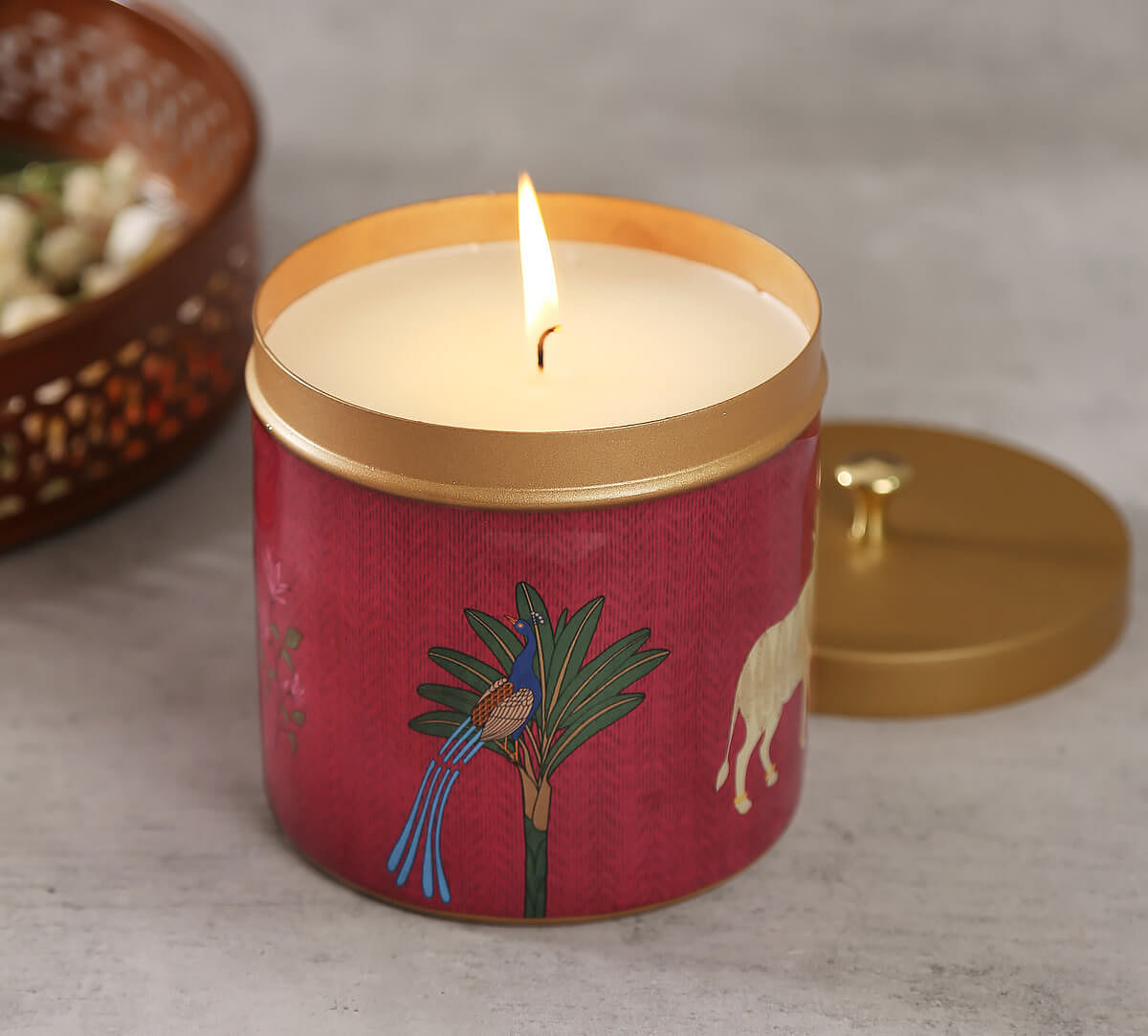 India Circus by Krsnaa Mehta Magenta Biome Mystique Scented Candle Votive