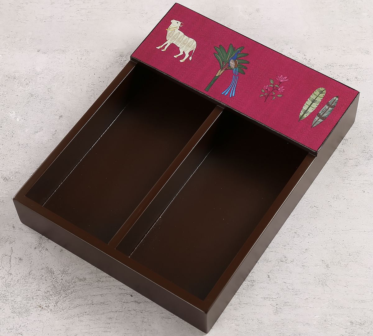 India Circus by Krsnaa Mehta Magenta Biome mystique Cutlery Tray