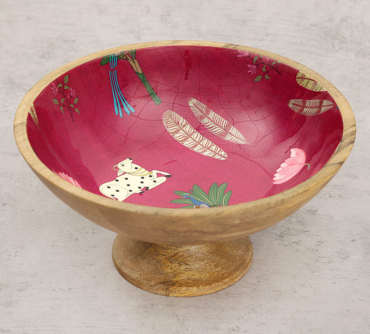 India Circus by Krsnaa Mehta Magenta Biome Mystique Fruit Bowl