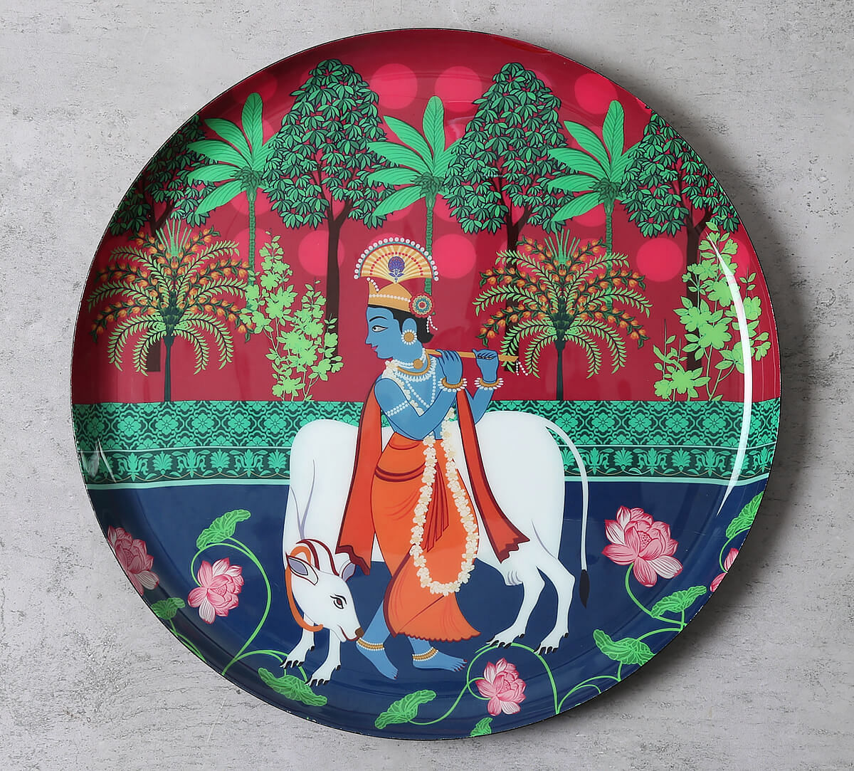 India Circus by Krsnaa Mehta Mathuras Mischief Wall Decor Plates Set of 5