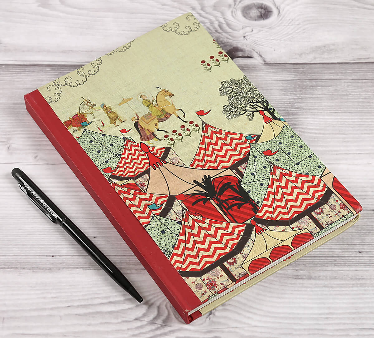 India Circus by Krsnaa Mehta Medieval Times A5 Notebook