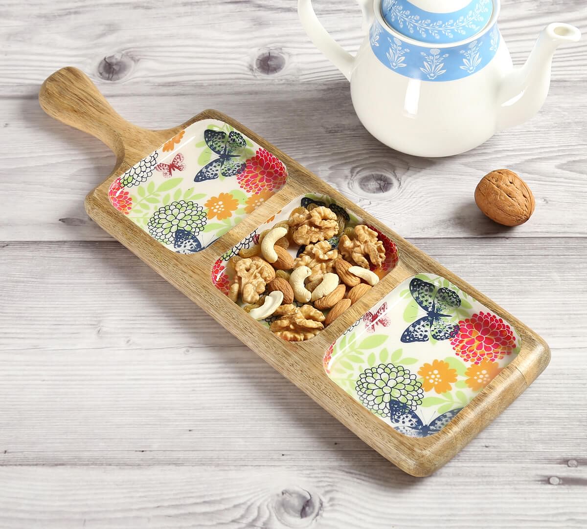 India Circus by Krsnaa Mehta Monarch's Cadence Compartment Platter