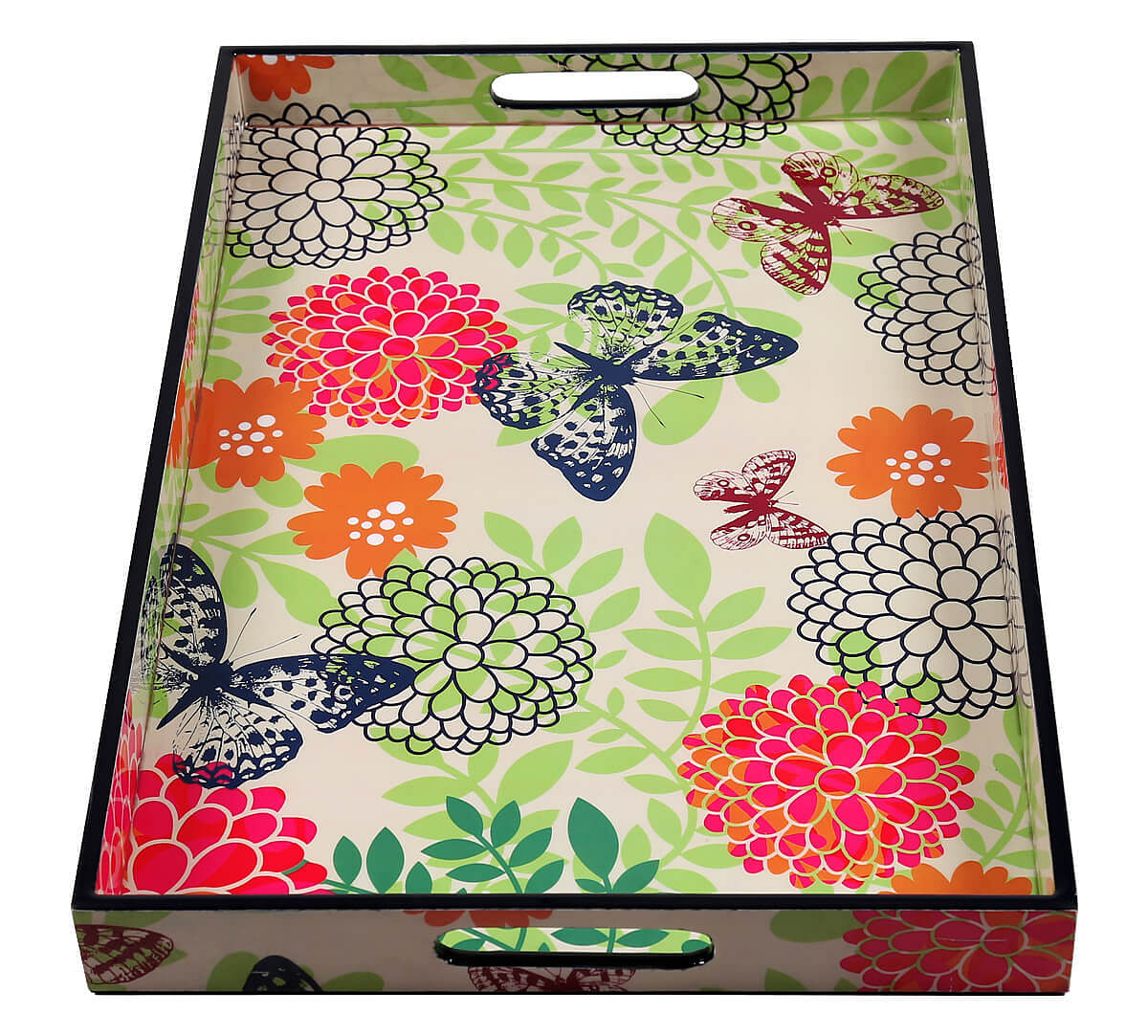 India Circus by Krsnaa Mehta Monarch's Cadence Rectangle Serving Tray