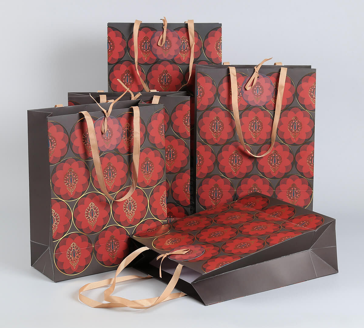 India Circus by Krsnaa Mehta Moving Kilims Big Gift Bag Set of 5