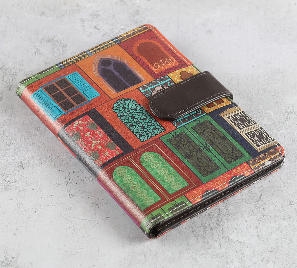 India Circus by Krsnaa Mehta Mughal Doors Reiteration Passport Cover