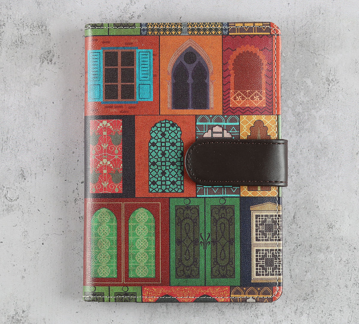 India Circus by Krsnaa Mehta Mughal Doors Reiteration Passport Cover