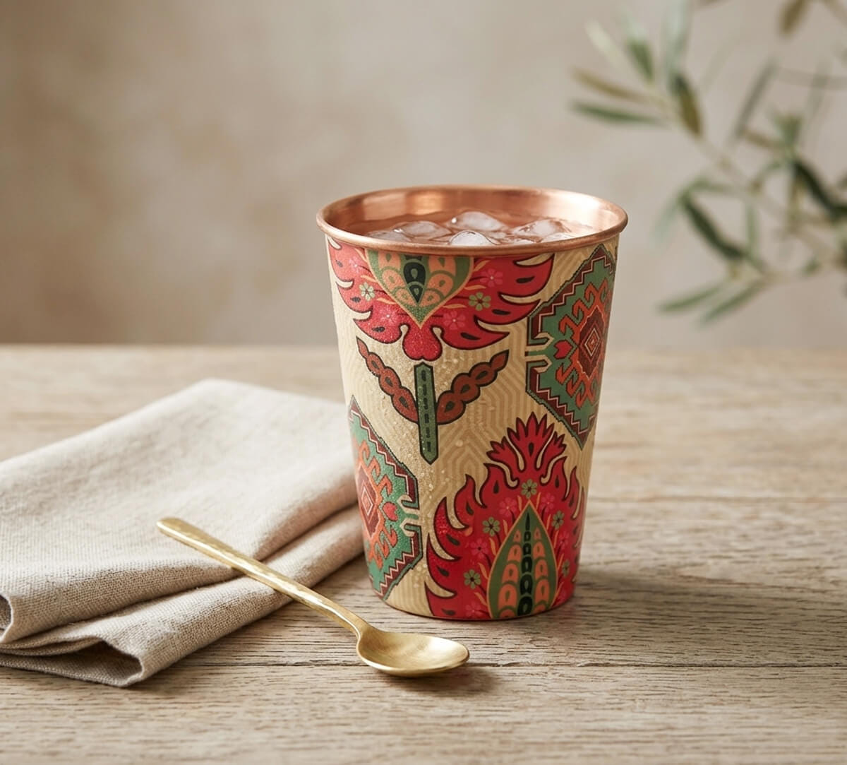 Mystifying Dazzle Copper Tumbler Big