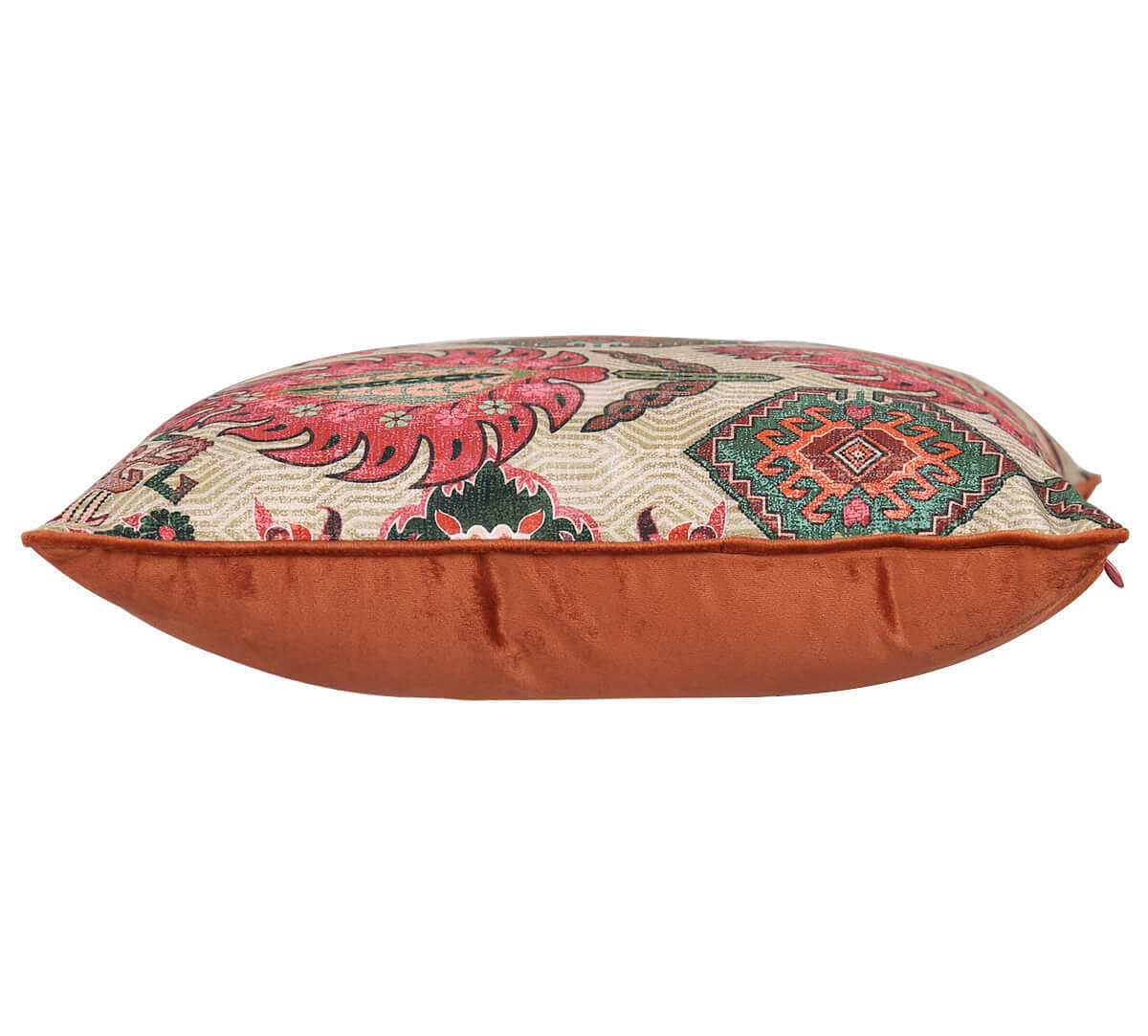 India Circus by Krsnaa Mehta Mystifying Dazzle Velvet Cushion Cover