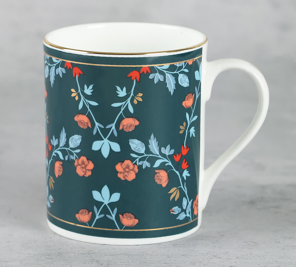 India Circus by Krsnaa Mehta Nature's Bloom Swing Mug Set of 2