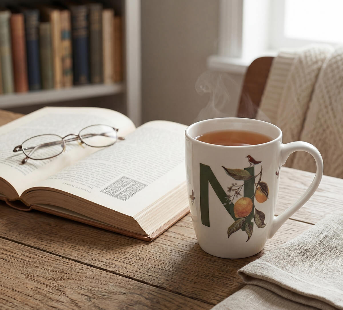 Nightingale's Night Porcelain Coffee Mug