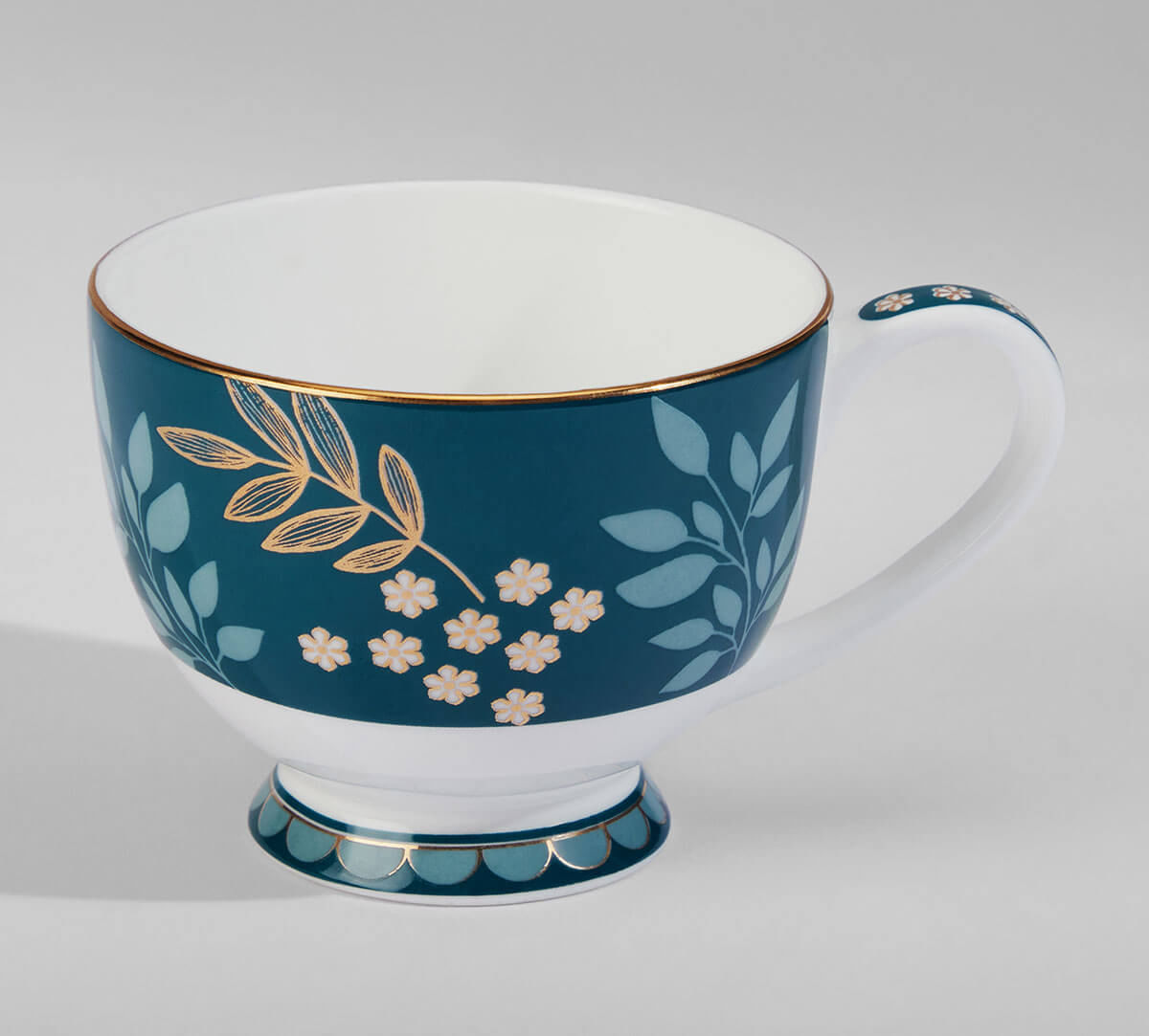 India Circus by Krsnaa Mehta Oceanic Opulence Cup & Saucer Set of 6