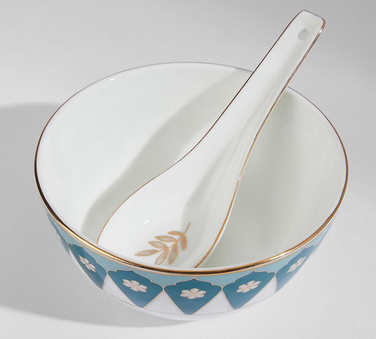 India Circus by Krsnaa Mehta Oceanic Opulence Soup Bowl Set