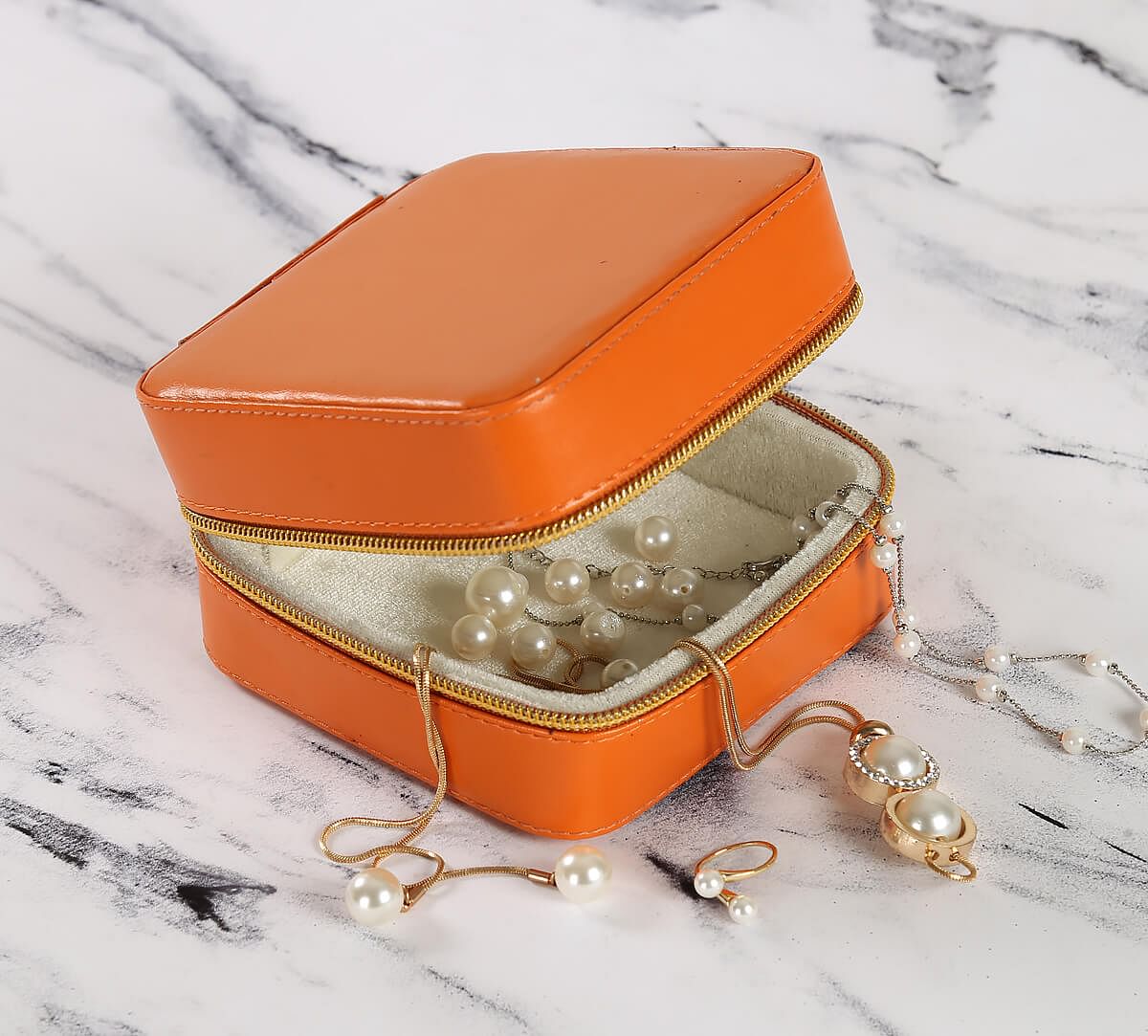 India Circus by Krsnaa Mehta Orange Feels Trinket Box