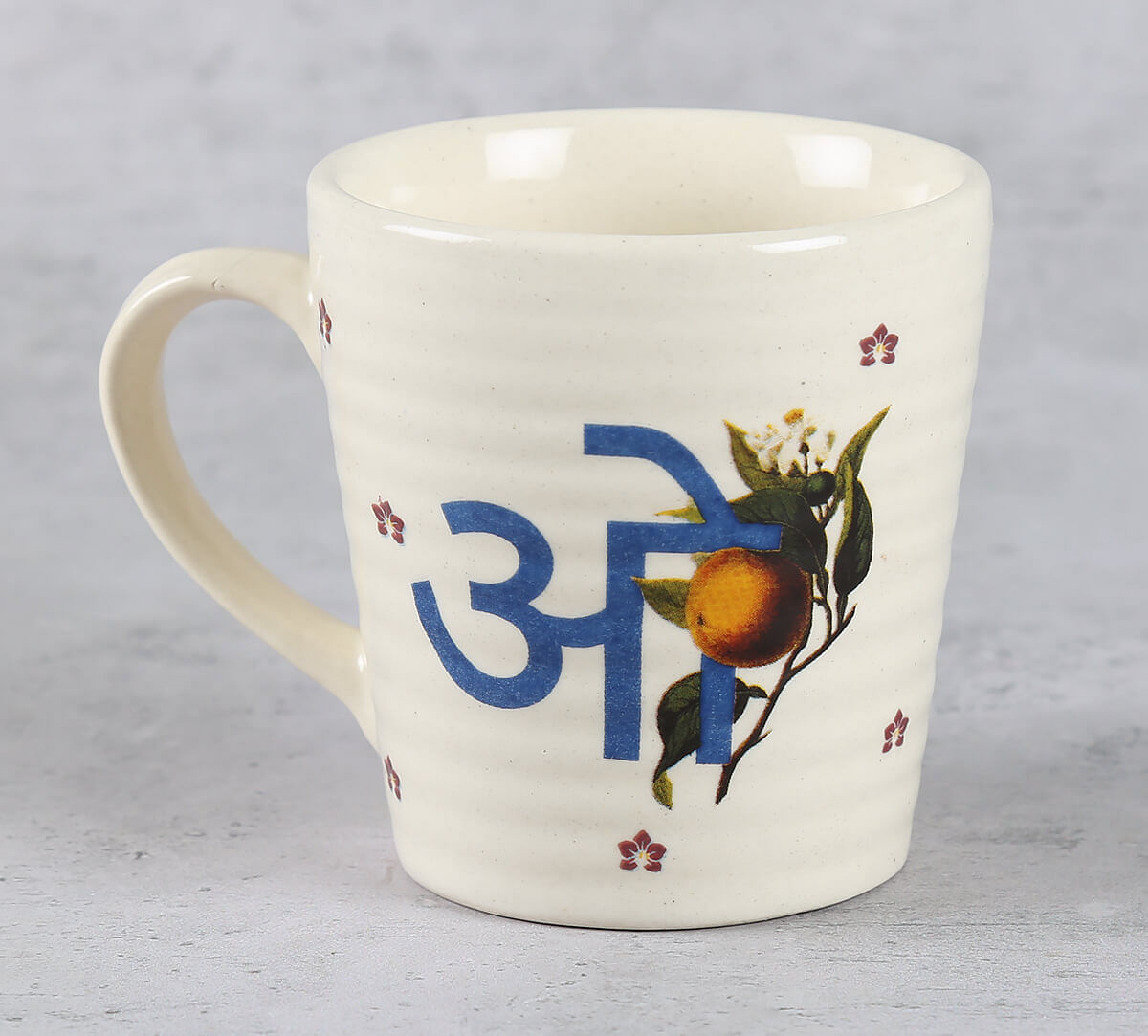 India Circus by Krsnaa Mehta Orange Orchids Coffee Mug