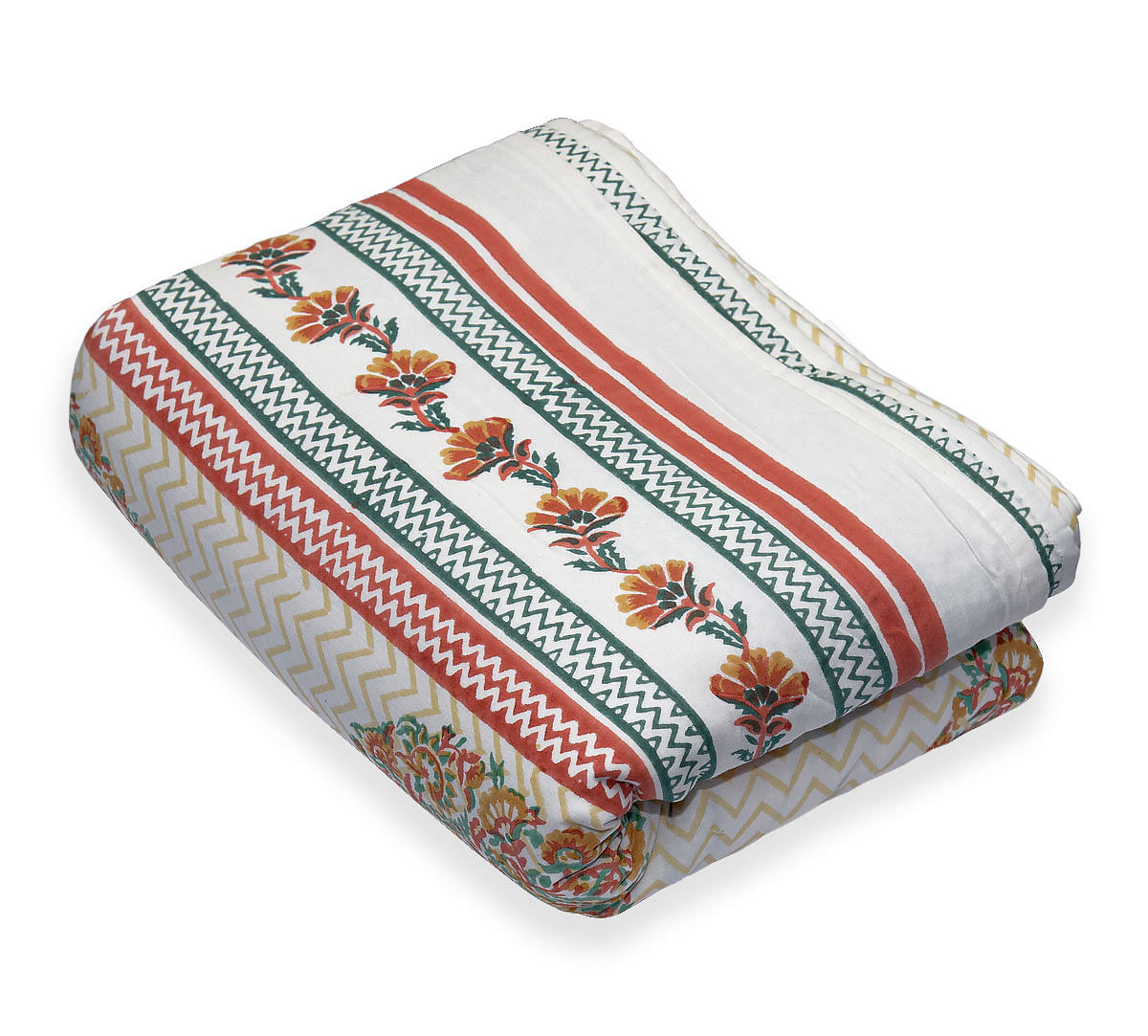 India Circus by Krsnaa Mehta Oriental Paisley Single Bed Dohar