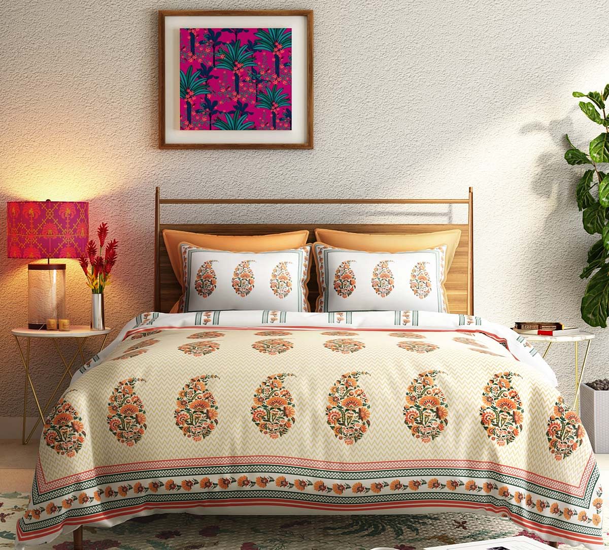 India Circus by Krsnaa Mehta Oriental Paisley Single Bed Dohar