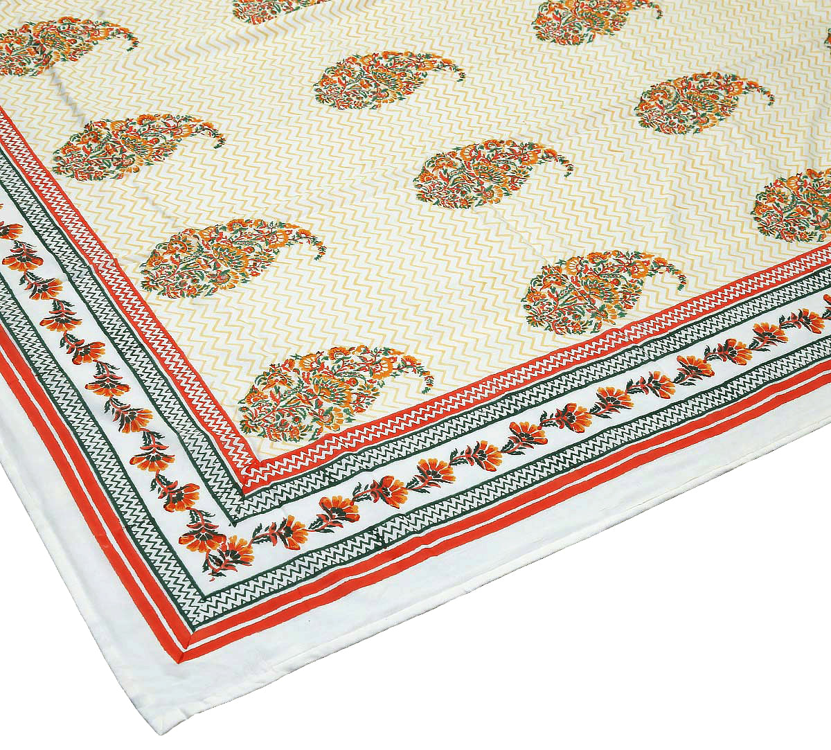 India Circus by Krsnaa Mehta Oriental Paisley Single Bed Dohar