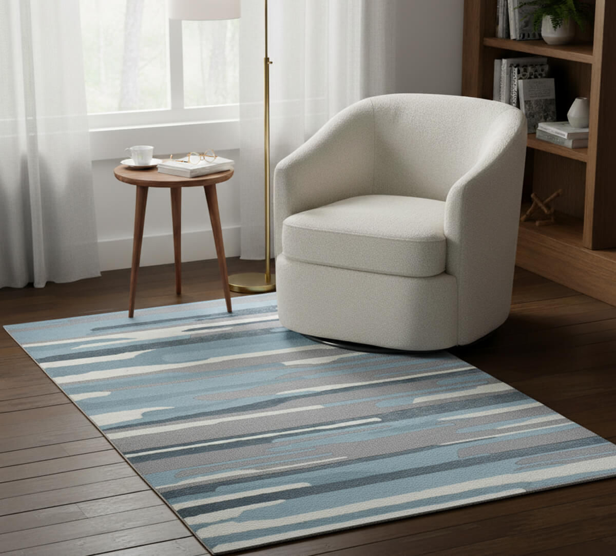 Pacific Waves 4ft x 6ft Rug