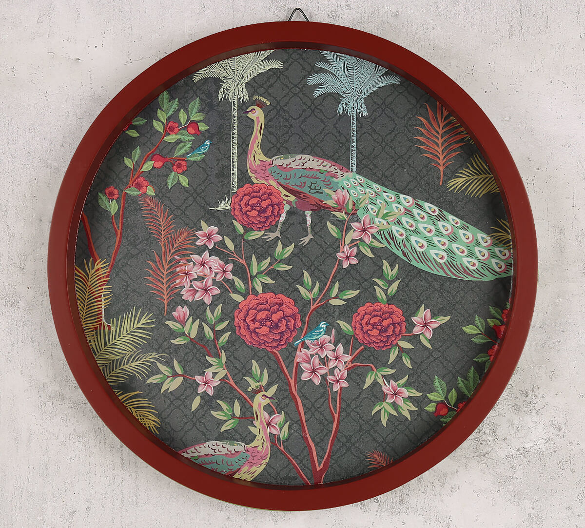 India Circus by Krsnaa Mehta Peacock Garden Decor Plate