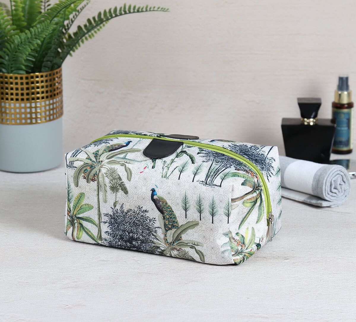 India Circus by Krsnaa Mehta Peacock Throne Paradise Utility Pouch