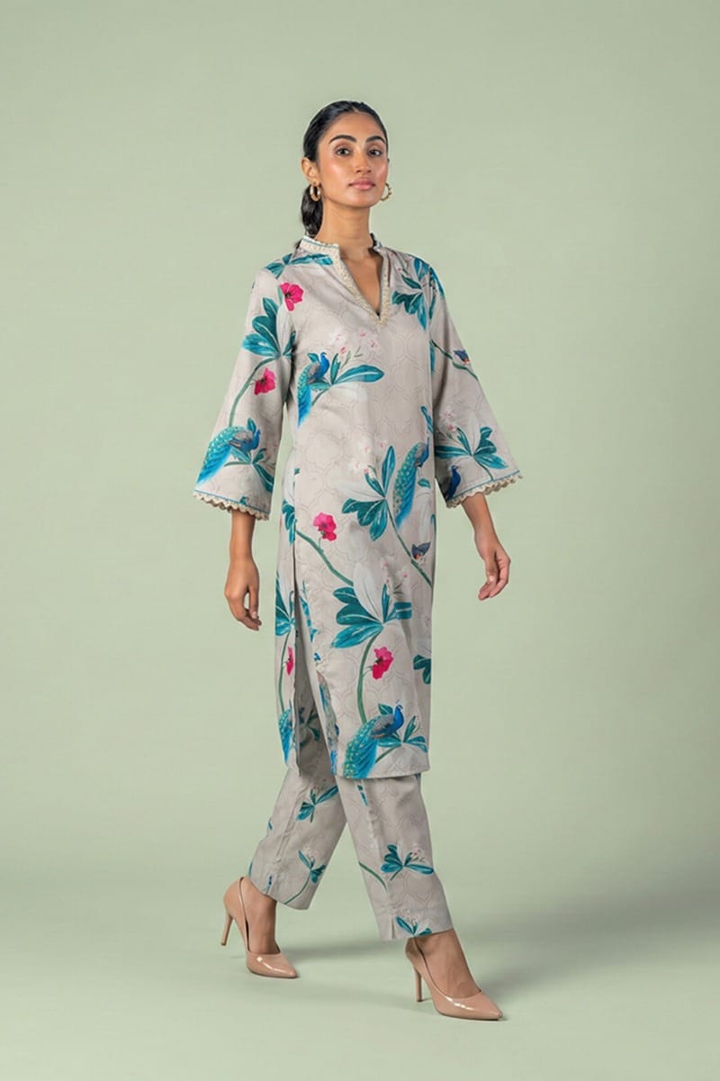 India Circus by Krsnaa Mehta Peacocks Haven Co-Ord Set