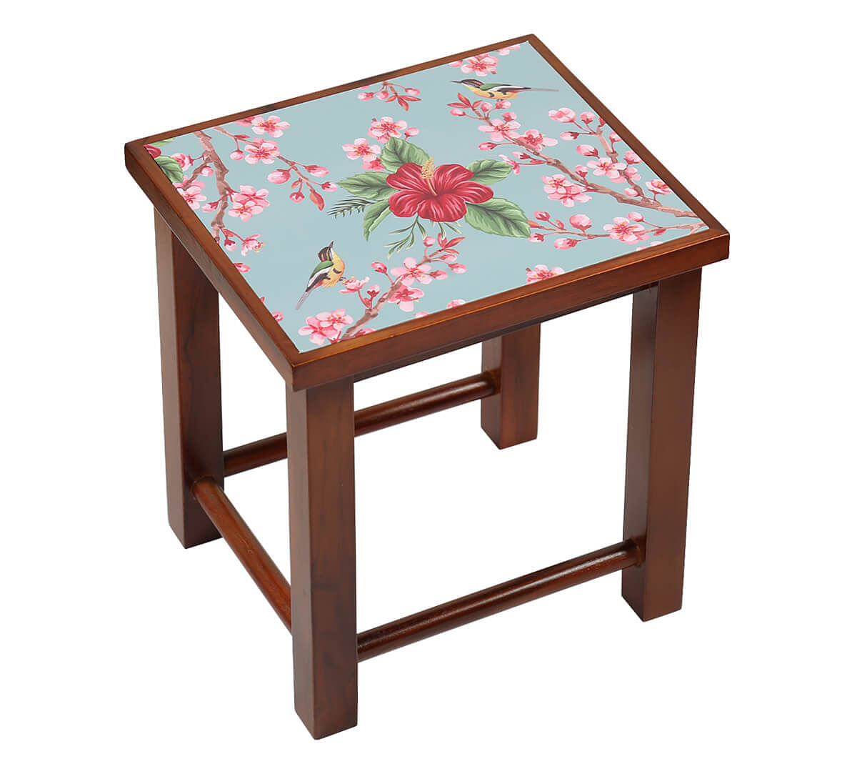 India Circus by Krsnaa Mehta Perching Floral Paradise Nesting Table