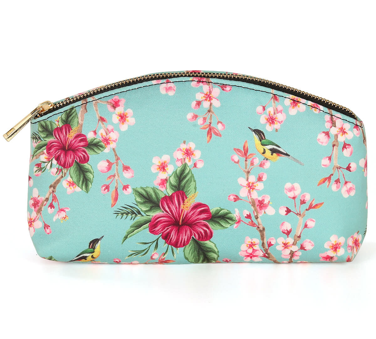 India Circus by Krsnaa Mehta Perching Floral Paradise Utility Pouch