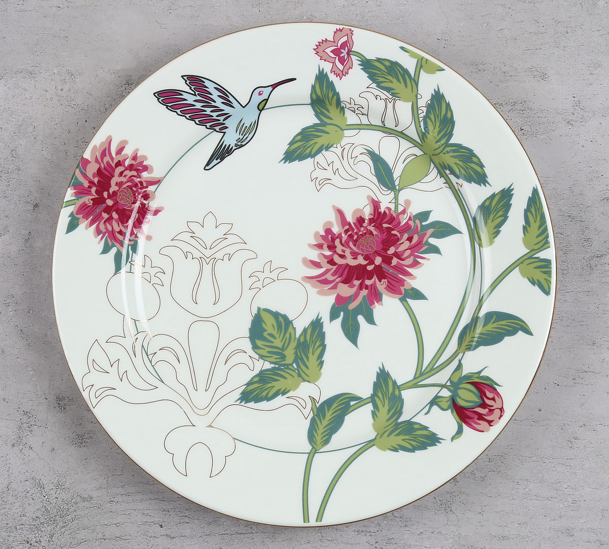 India Circus by Krsnaa Mehta Petal Perfection Dinner Plate