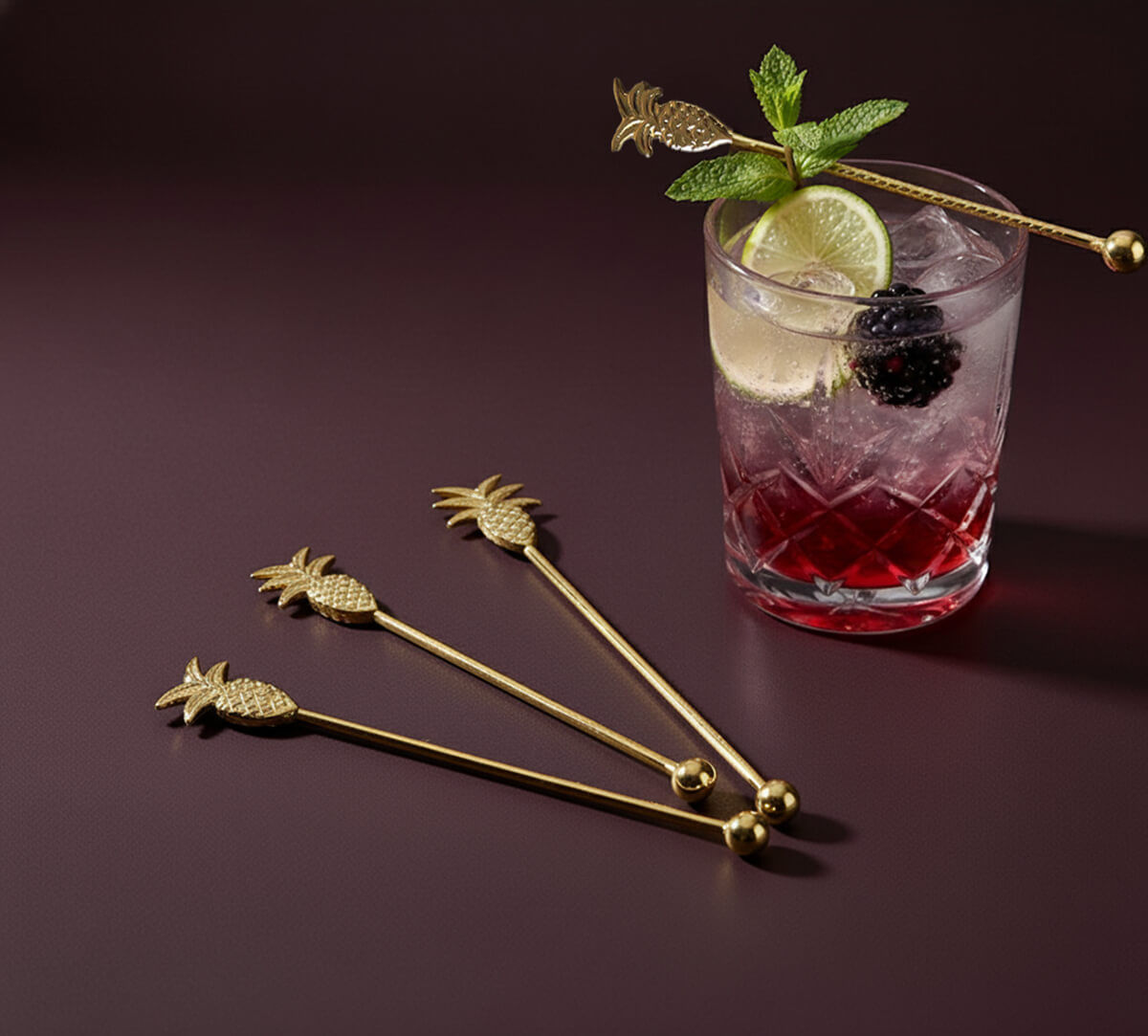 India Circus by Krsnaa Mehta Pines Stirrer Set