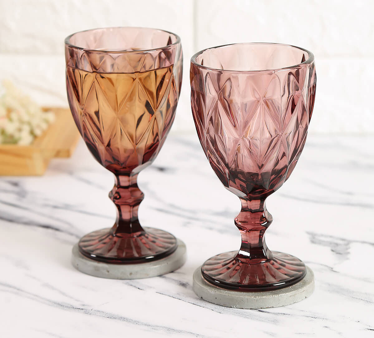 India Circus by Krsnaa Mehta Pink Wine Glass