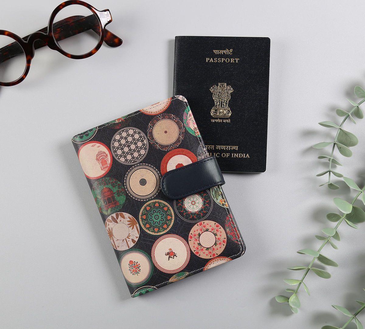 India Circus by Krsnaa Mehta Platter Portrayal Passport Cover