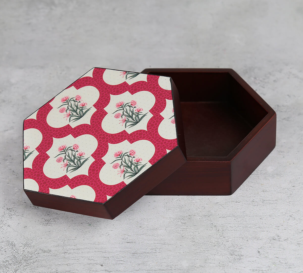 India Circus by Krsnaa Mehta Poppy Flower Scarlet Storage Box