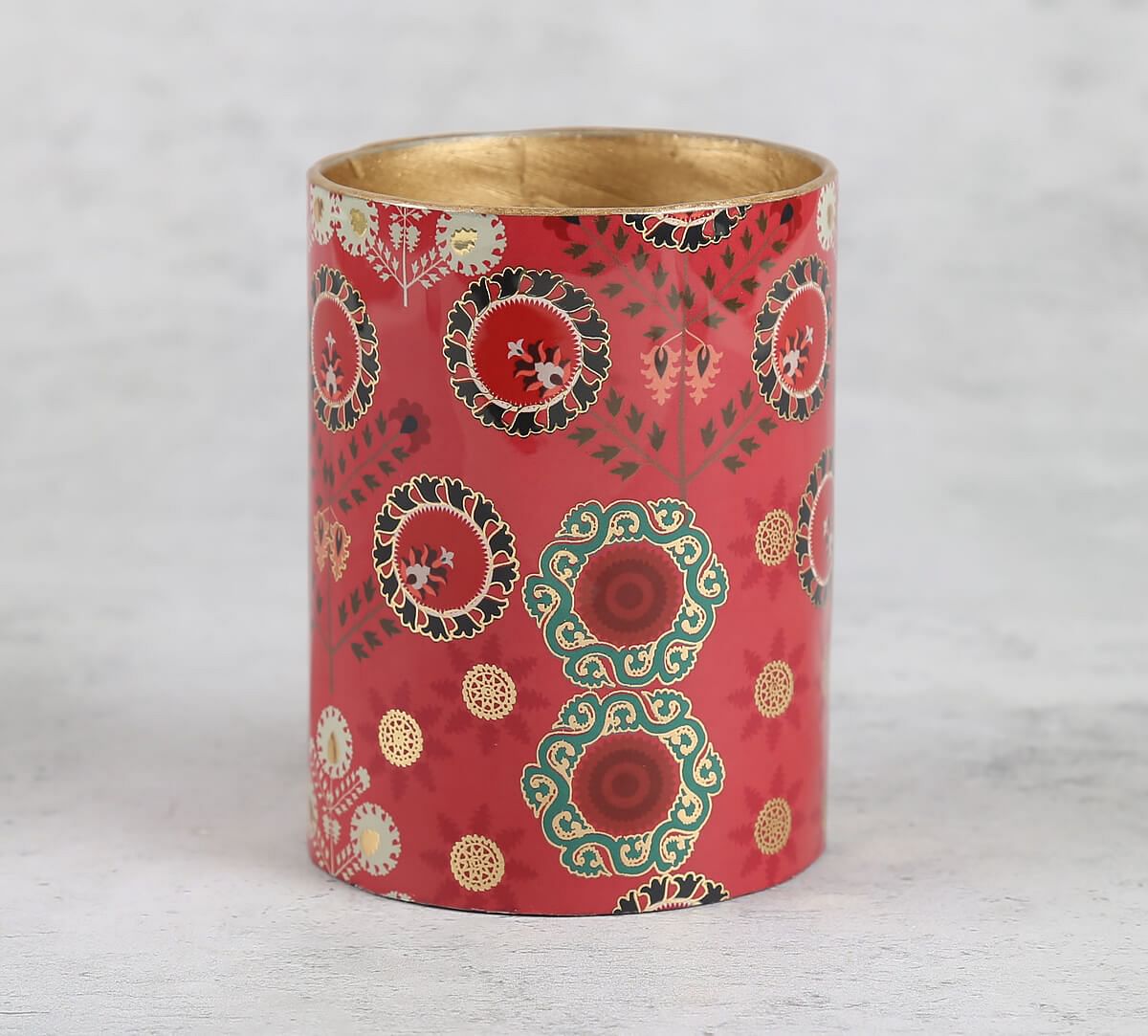 India Circus by Krsnaa Mehta Raceme Rosettes Round Pen Holder