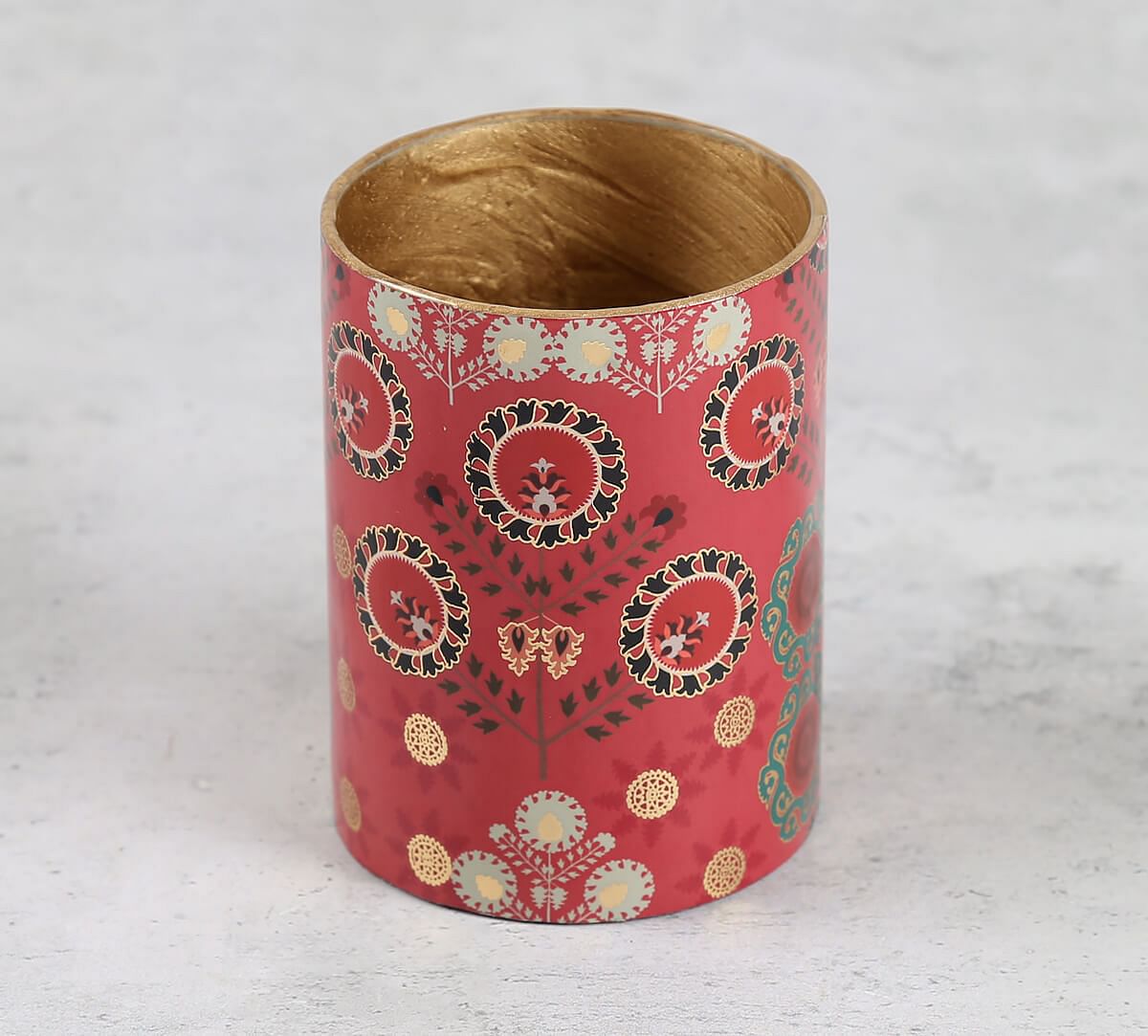 India Circus by Krsnaa Mehta Raceme Rosettes Round Pen Holder