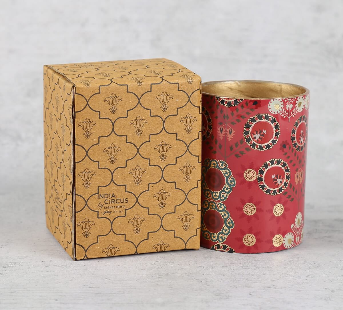 India Circus by Krsnaa Mehta Raceme Rosettes Round Pen Holder