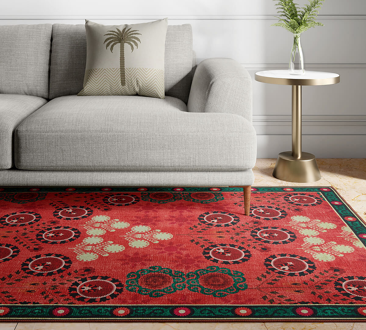 India Circus by Krsnaa Mehta Raceme Rosettes Rug