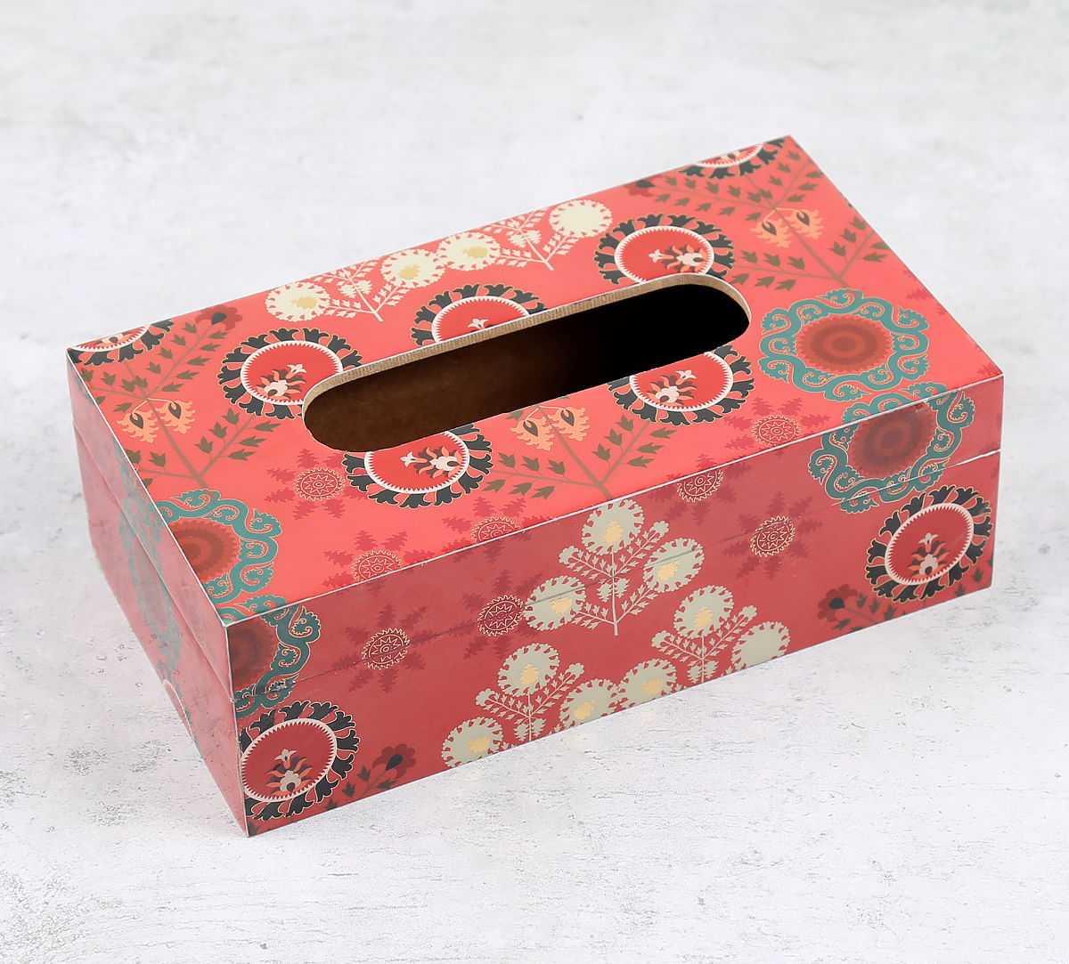 India Circus by Krsnaa Mehta Raceme Rosettes Tissue Box Holder