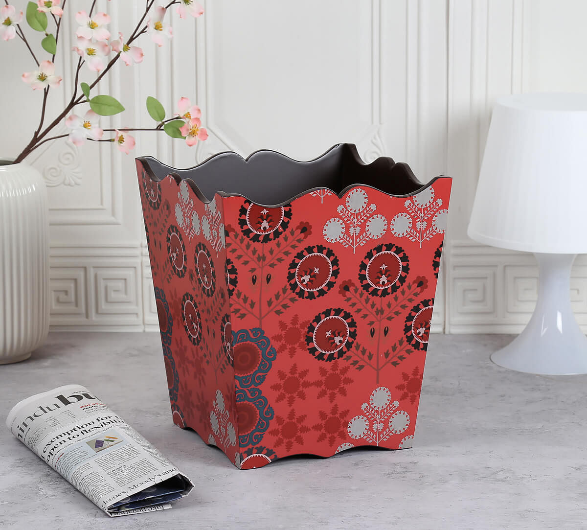 India Circus by Krsnaa Mehta Raceme Rosettes Utility Bin