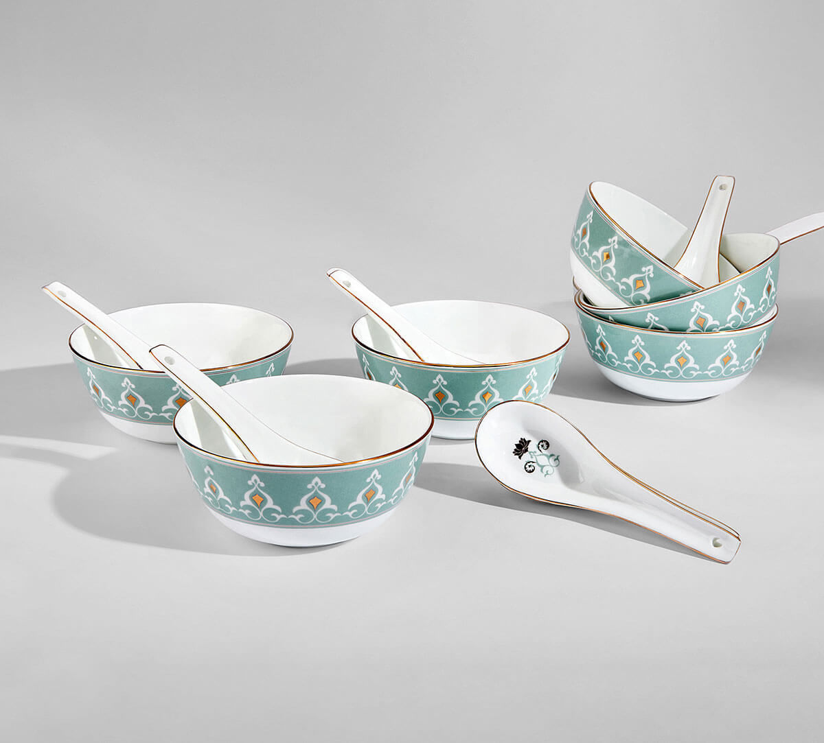 India Circus by Krsnaa Mehta Regal Romance Soup Bowl Set