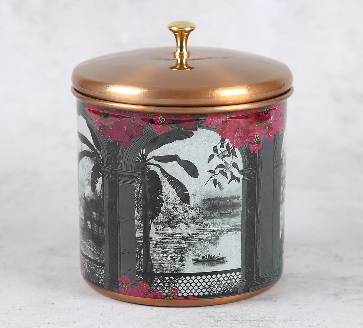 India Circus by Krsnaa Mehta Royal Hues Steel Cookie Jar