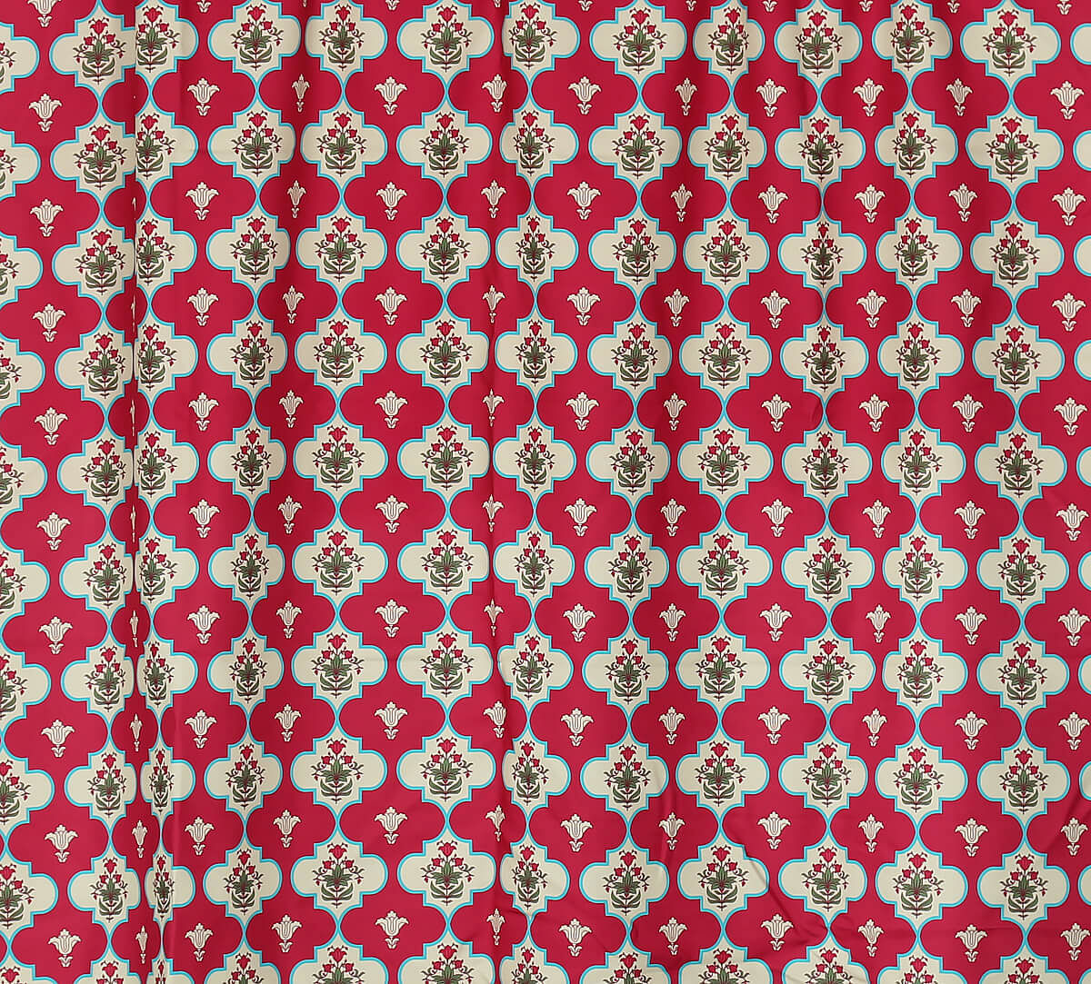 India Circus by Krsnaa Mehta Ruby Lattice Treasures Fabric