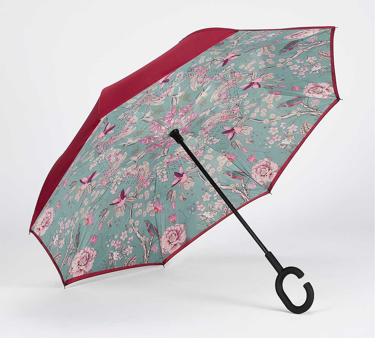 India Circus by Krsnaa Mehta Rustic Realm Reversible Umbrella