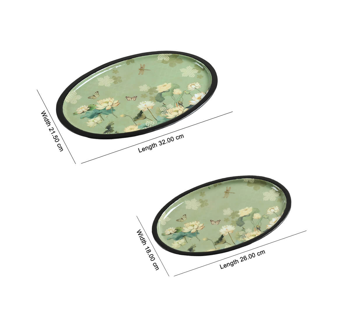 Sage Serenity Oval Tray