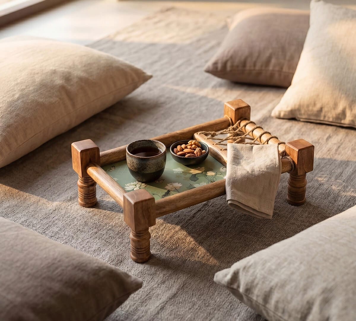 Sage Serenity Wooden Platter