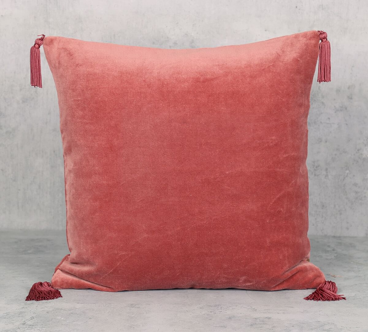 India Circus by Krsnaa Mehta Salmon Decorated Adorn Cushion Cover